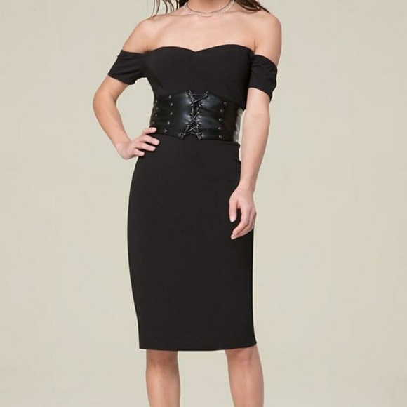 Bebe off shoulder dress - Picture 1 of 3